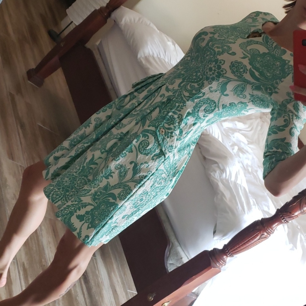 Turquoise dress - Picture 3 of 8